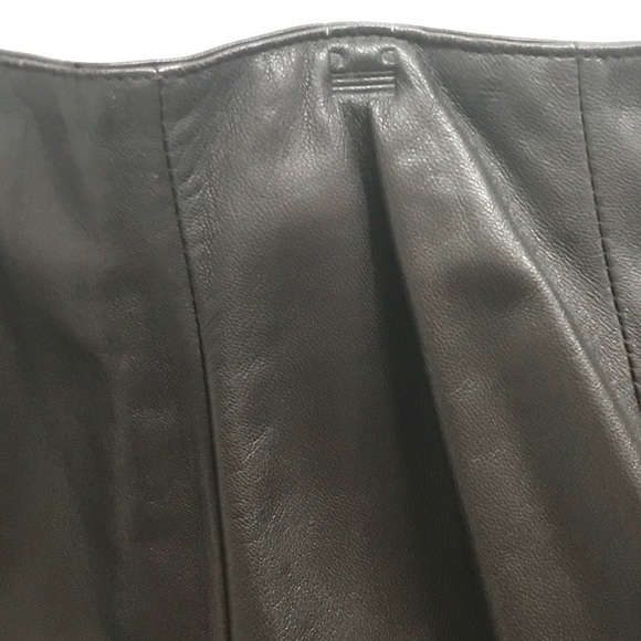 Dark Chocolate Leather Pants - Picture 2 of 7
